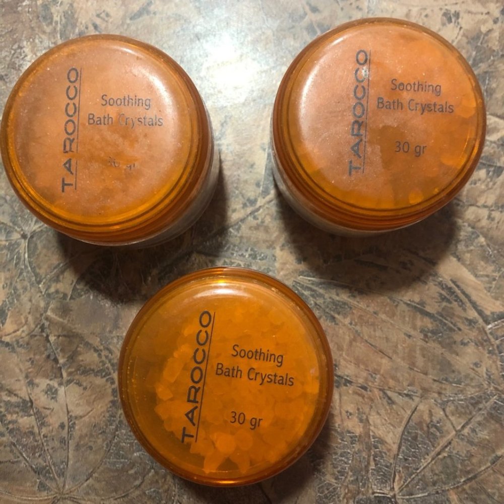❌❌SOLD❌❌ 3 TAROCCO Soothing BATH CRYSTALS  NEW